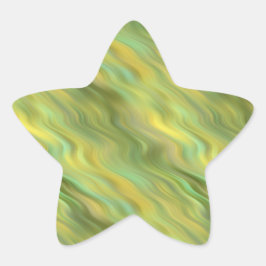 Adesito Estrela Textura ondulada amarela de girassol