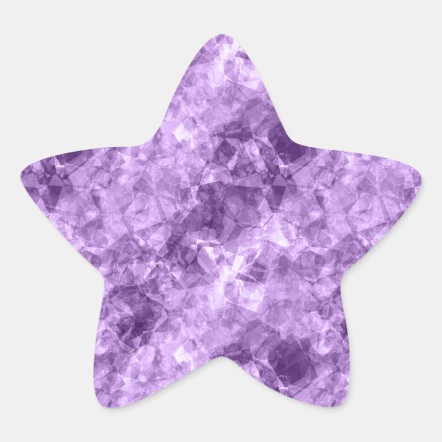 Adesito Estrela Textura roxa escura amassada (Frente)
