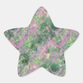 Adesito Estrela Textura verde Primavera amassada