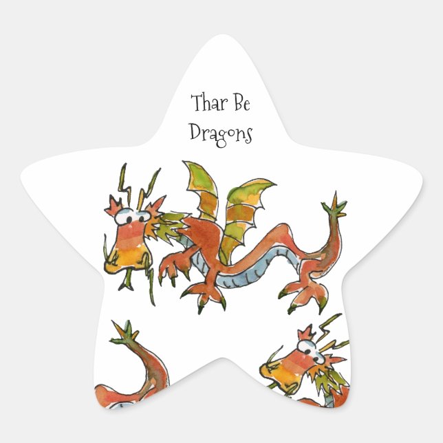 Adesito Estrela Thar Be Dragon (Frente)