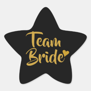 Adesito Estrela Time da Noiva Coração Dourado
