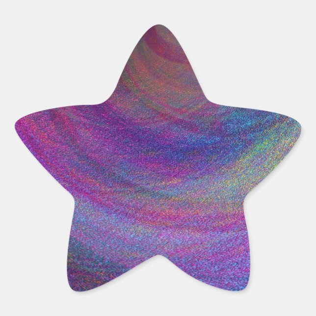 Adesito Estrela Tinta Metálica Simulada por abstrato (Frente)