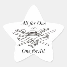 Adesito Estrela Todos por um e um para todos - os três mosqueteiro