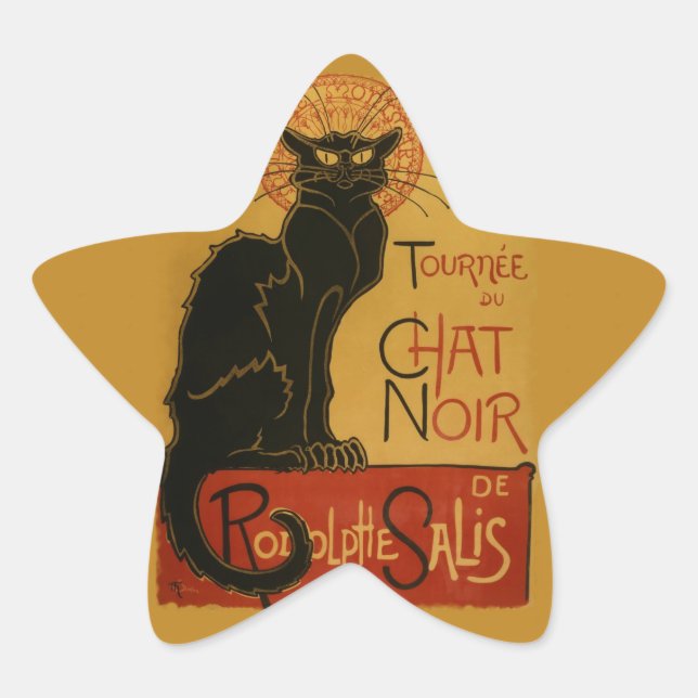Adesito Estrela Tournee de Chat Noir Black Cat (Frente)