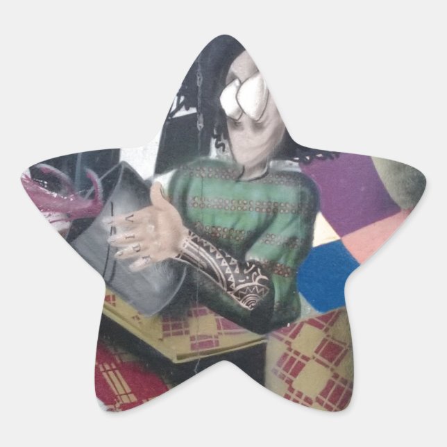 Adesito Estrela Trabalho de arte abstrato Grafite (Frente)