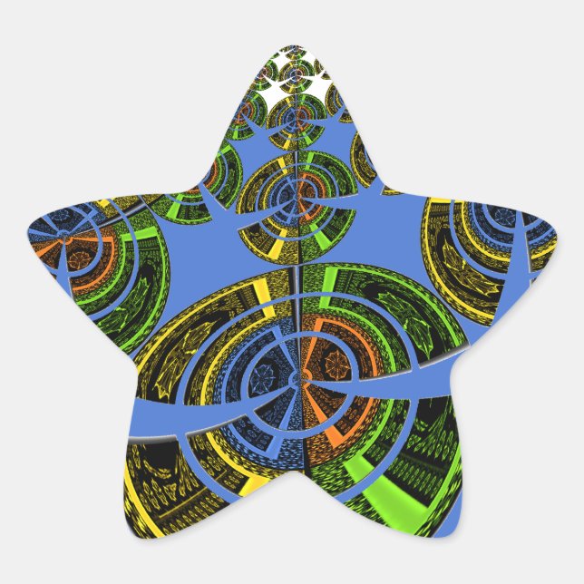 Adesito Estrela tradição azul (Frente)