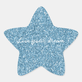Adesito Estrela Turquesa Azul-Brilhante