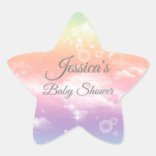 Adesito Estrela Twinkle Twinkle - Pequena Chá de fraldas de Estrel