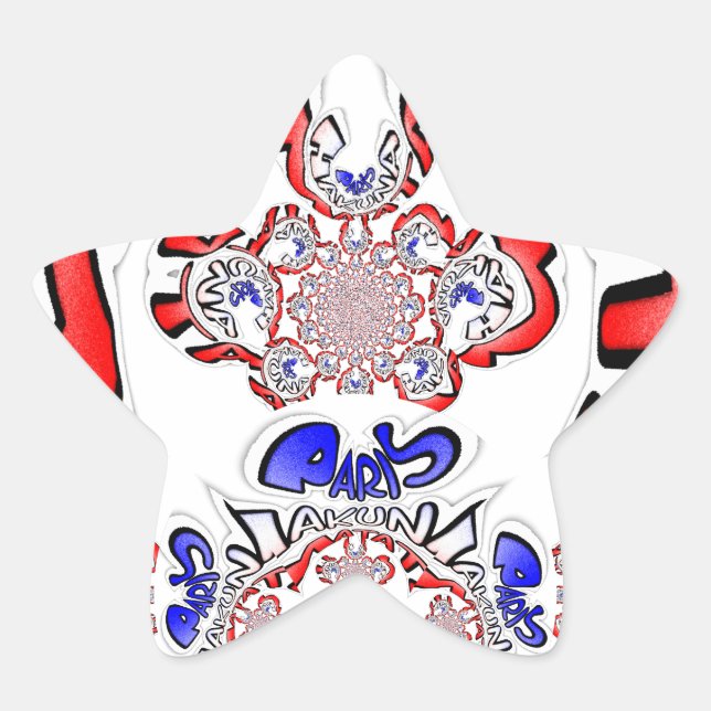 Adesito Estrela Twist Francês Hakuna Matata: Mistura Cultural Únic (Frente)