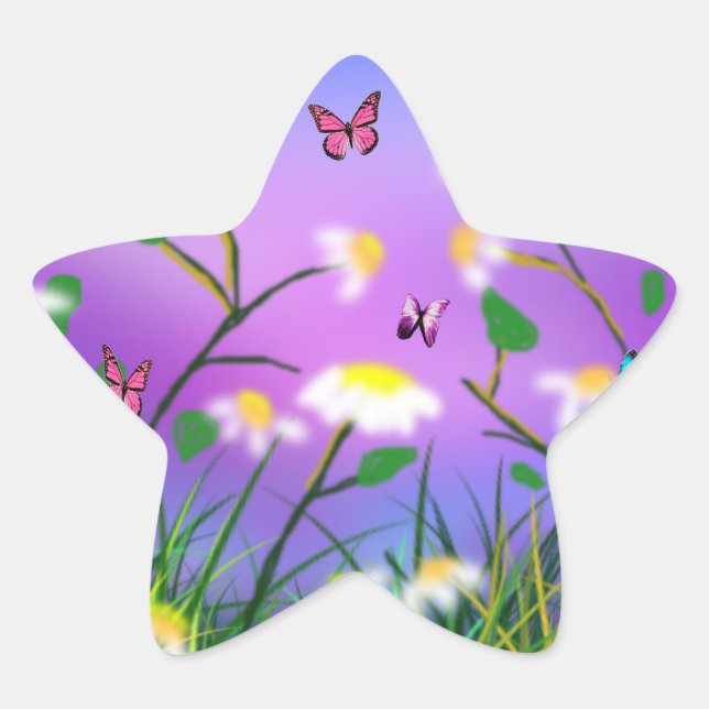 Adesito Estrela Um Toque De Primavera, Autocolantes. (Frente)