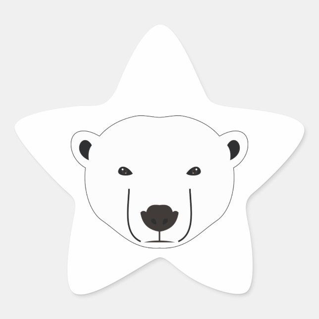Adesito Estrela Urso Polar (Frente)
