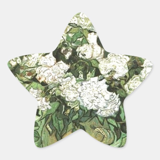 Adesito Estrela Vase com Rosas - Van Gogh (Frente)