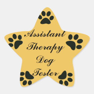 Adesito Estrela Verificador assistente do cão da terapia de