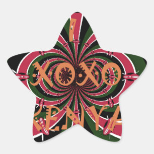 Adesito Estrela Viagem Queniano - Hugs & Kisses Design