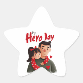 Adesito Estrela Vinheta de Dia de os pais Herói