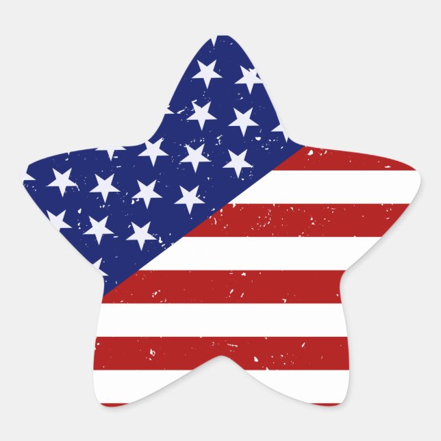Adesito Estrela Vinheta de Sinalizador Americano Distante (Frente)
