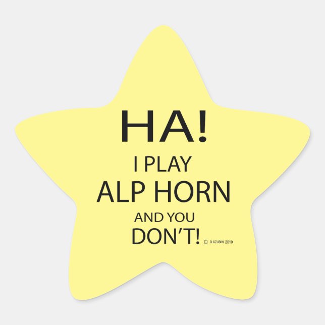 Adesito Estrela Vinheta Estelar de Ha Alphorn (Frente)