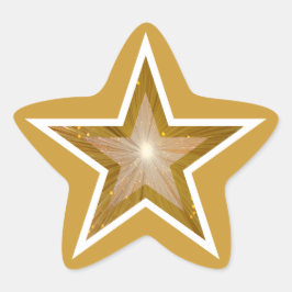 Adesito Estrela Vinheta estelar "Dourada" amarela