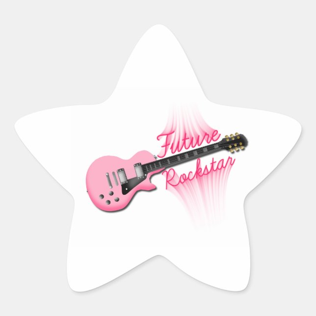 Adesito Estrela Vinheta-estrela-rosa-guitarra (Frente)