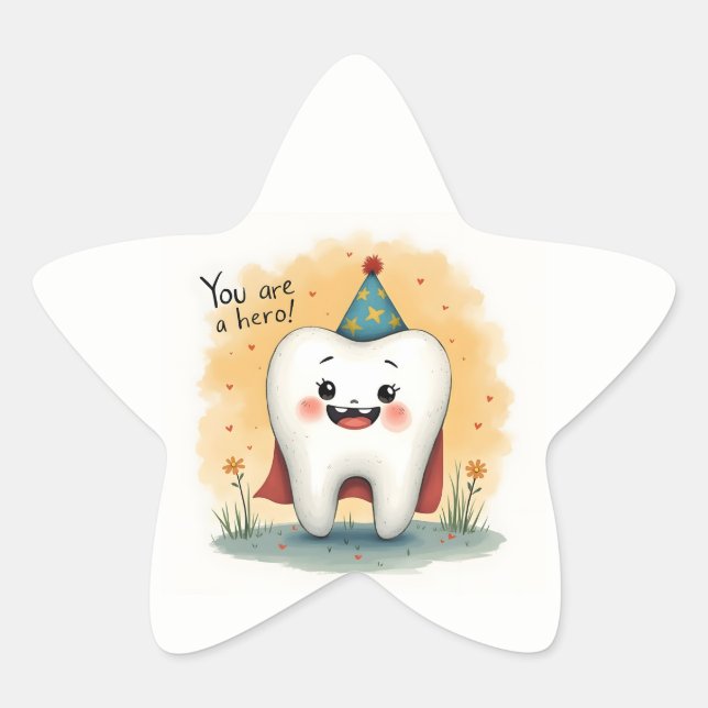 Adesito Estrela Vinhetas para pequenos dentistas (Frente)
