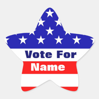 Adesito Estrela Votar a favor... Stickers American Flag