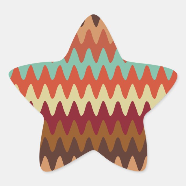 Adesito Estrela Wavy Pattern Sedona Sudoeste (Frente)