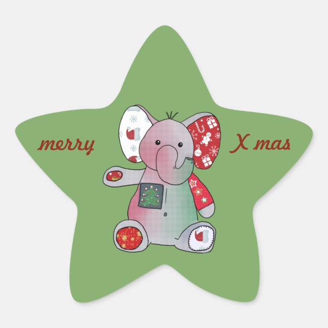 Adesito Estrela Weihnachtselefant (Frente)