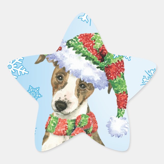 Adesito Estrela Whippet Feliz Howlidays (Frente)