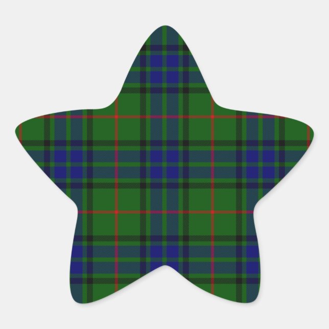Adesito Estrela Xadrez azul-tartan Lauder (Frente)