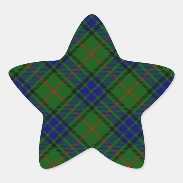 Adesito Estrela Xadrez azul-tartan Lauder (Frente)