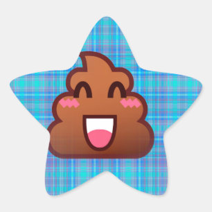 Adesito Estrela xadrez poop emoji