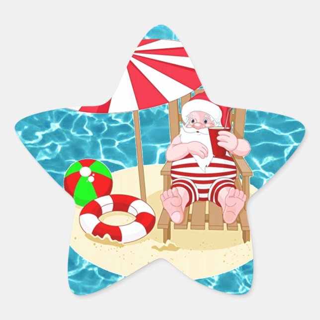 Adesito Estrela xmas Beach santa claus (Frente)