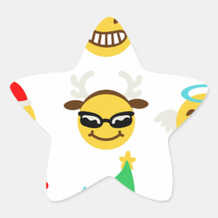 Adesito Estrela xmas emoji faces felizes