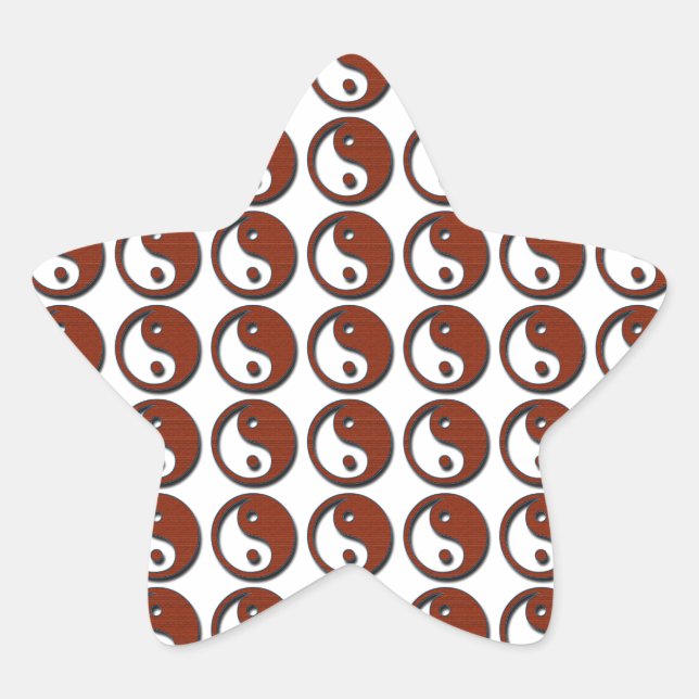 Adesito Estrela Yin Yang por Shirley Taylor (Frente)