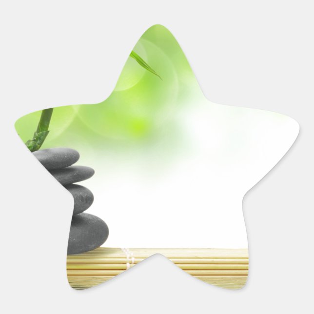 Adesito Estrela Zen tranquilize jardim de água curando amor (Frente)