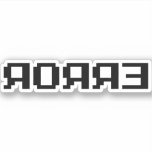 ADESIVO Я OЯ Я  ERRO