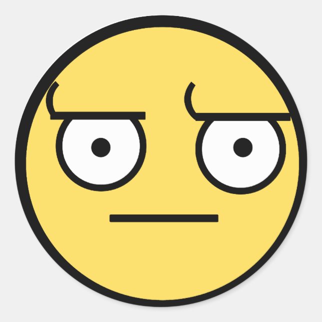 Adesivo ಠ_ಠ Procura de Desaprovação (Frente)