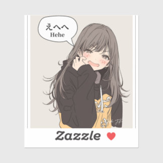 ADESIVO えへへステッカー|寿司娘シール