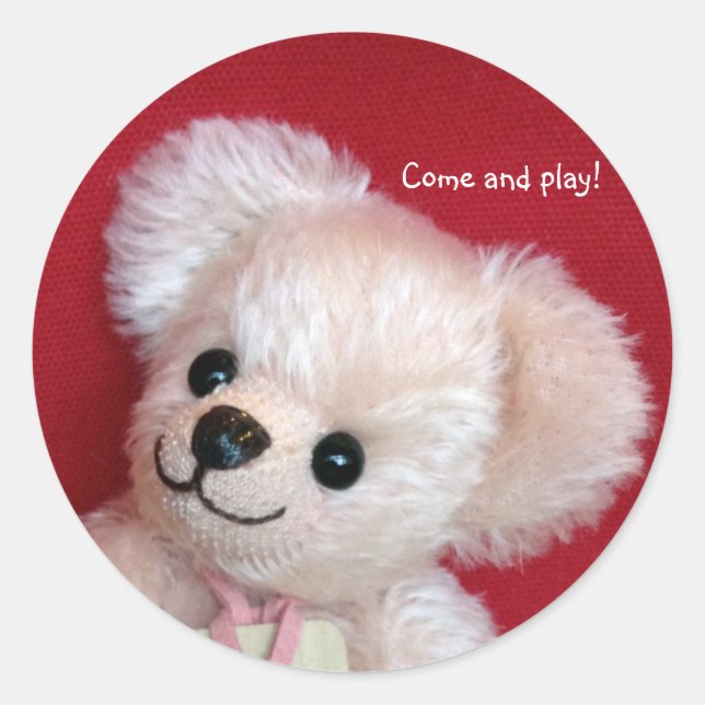 ADESIVO アトリエうえん　オリジナルまるしーる（あか） (Frente)