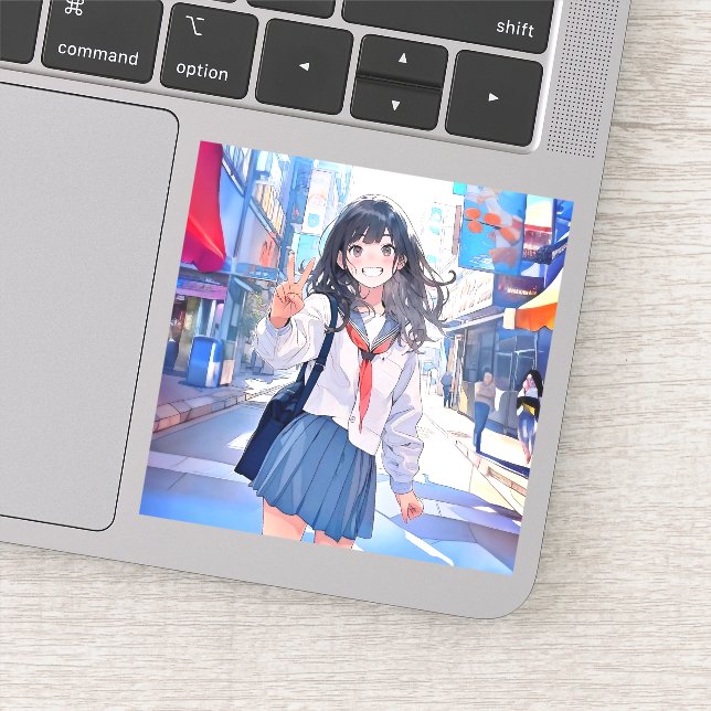 Adesivo シール Seal｜寄り道JK 寿司娘 GenerativeAI (Detalhe)