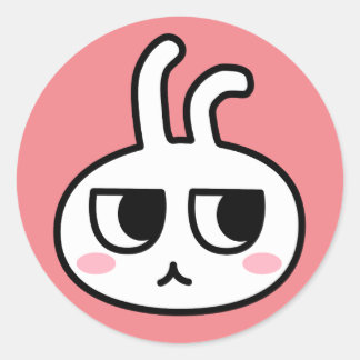 ADESIVO ジト目うさぎ顔シール