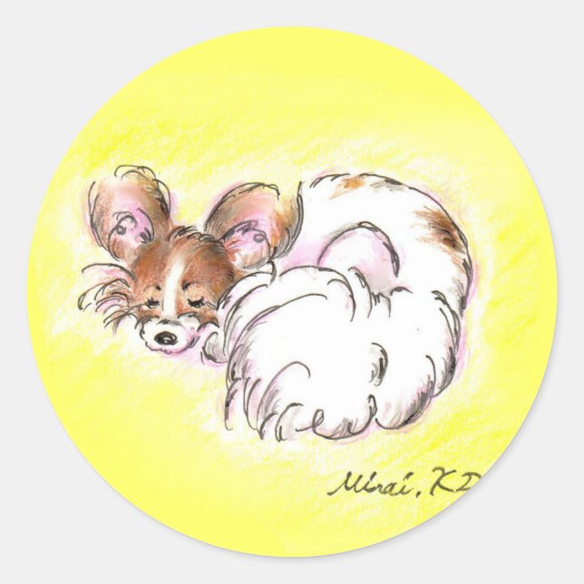 ADESIVO パピヨンちゃん (Frente)