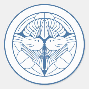 Adesivo 上 杉 謙 紋 家, Uesugi Kenshin KAMON, Centro Familiar J