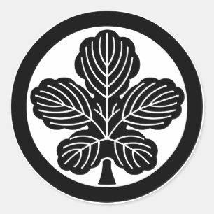 ADESIVO 丸に梶の葉