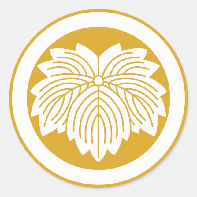 ADESIVO 丸に鬼蔦 (Frente)