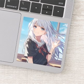 Adesivo 「仮面JKミリア」ステッカーシール｜寿司娘 generativeai