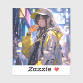 Adesivo 東京娘アイコン/Tokyo Gorl icon Badge | 東京娘 GenerativeAI