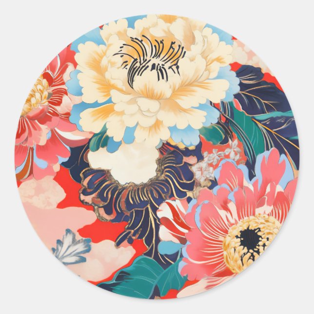 Adesivo 百花繚乱 Reimagined2 (Frente)