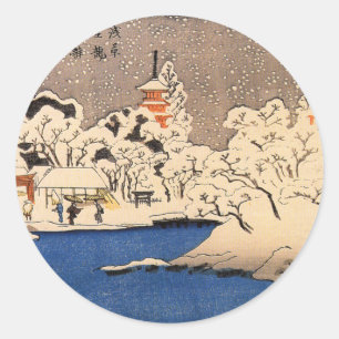 Adesivo 雪の浅草, 国芳 Asakusa nevado, Kuniyoshi, Uk