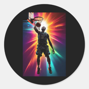 Adesivo 004 Silhueta De Um Jogador De Basquete
